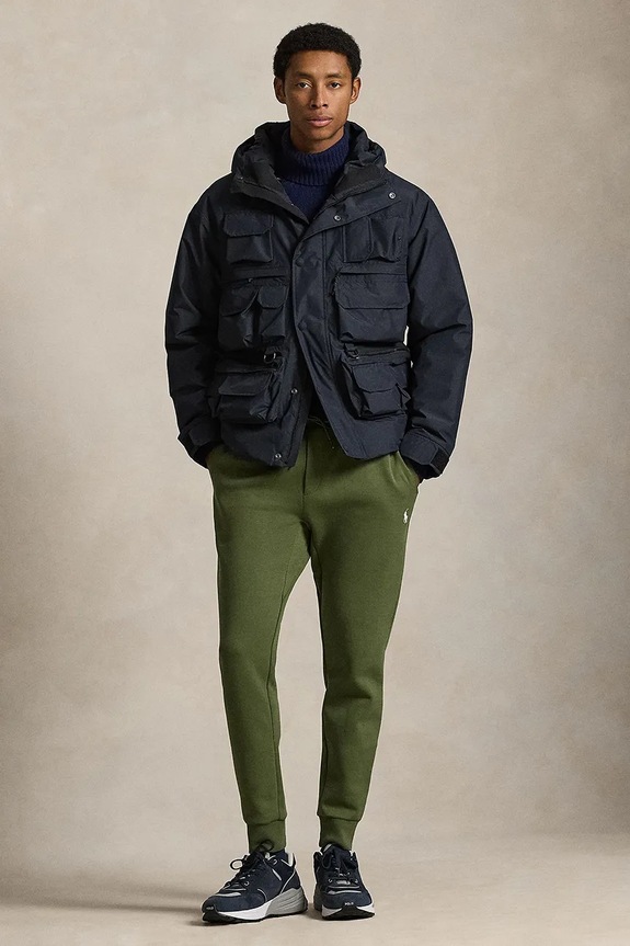 Ρούχα Polo Ralph Lauren Παντελόνι jogger ανδρικό 710881518 πράσινο