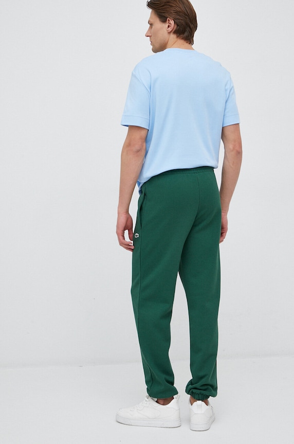 Odzież Lacoste spodnie dresowe XH9610 zielony