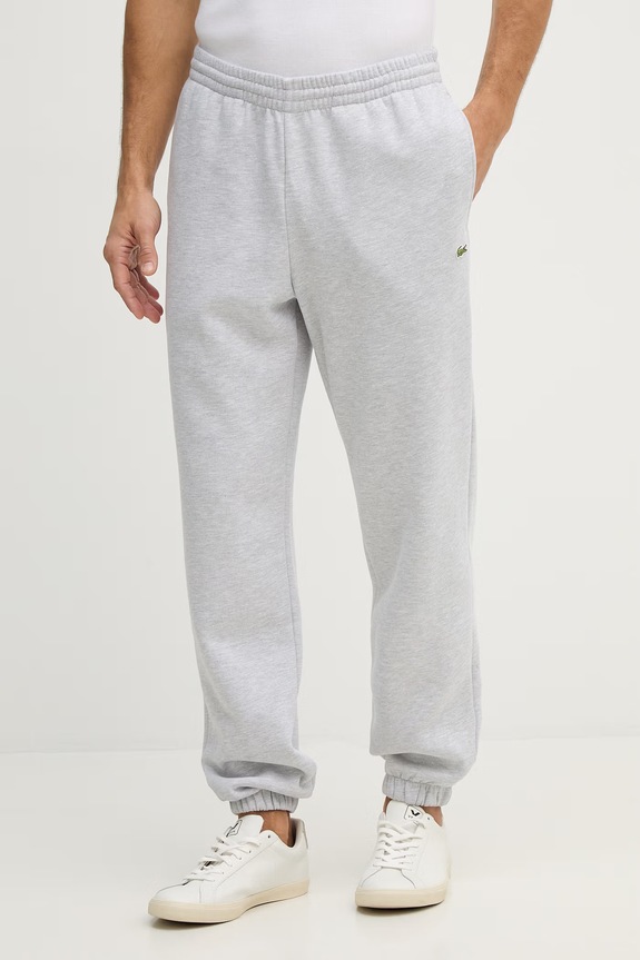 Lacoste spodnie dresowe dzianina szary XH9610