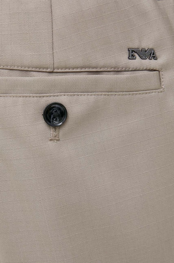 Emporio Armani spodnie beżowy 3R1PC0.1NRBZ