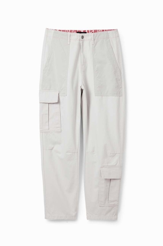 Desigual pantaloni 23SMPW01 bej