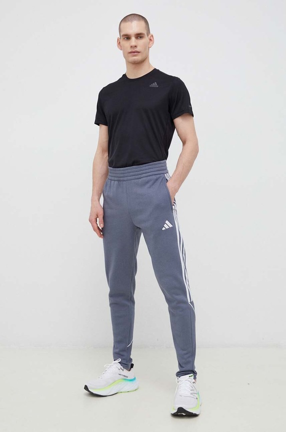 adidas Performance spodnie dresowe Tiro 23 HZ3019 szary AW23