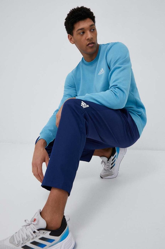adidas Performance spodnie treningowe Designed for Movement IC7282 granatowy SS23