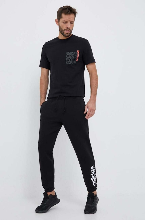adidas spodnie dresowe IC9787 czarny SS23