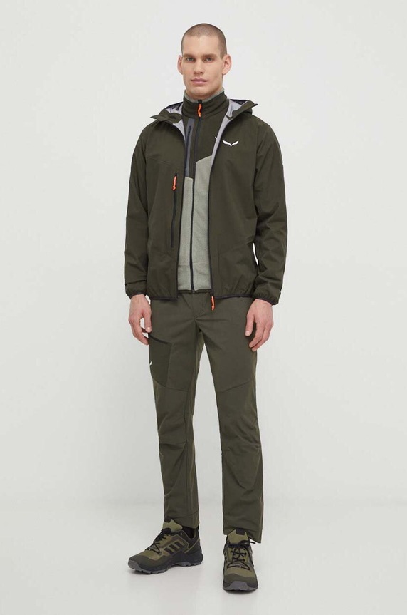 Salewa spodnie outdoorowe Agner Light 2 DST 00.0000028562 zielony SS26