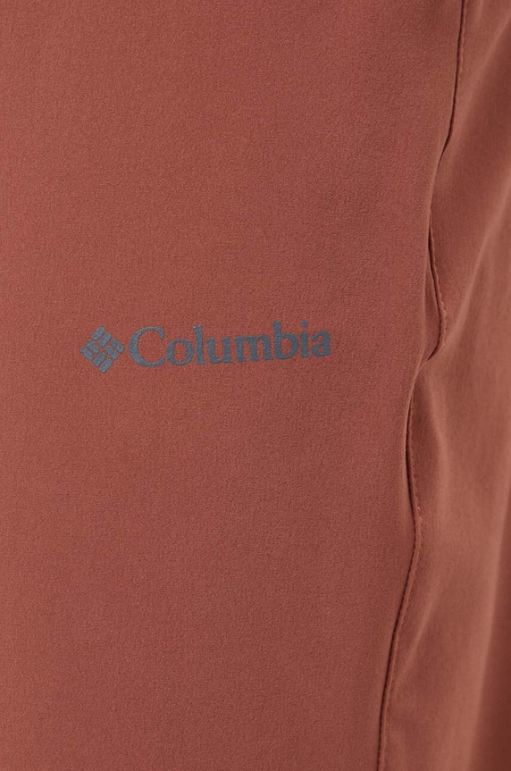 Columbia spodnie outdoorowe Hike czerwony 1990431