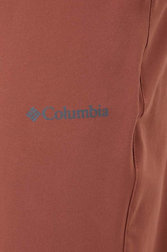 Columbia spodnie outdoorowe Hike czerwony 1990431