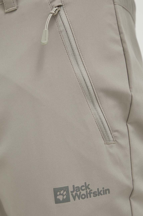 Jack Wolfskin pantaloni de exterior Active Track verde 1508251