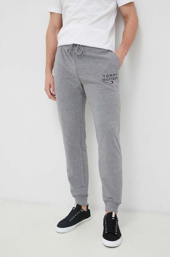 Tommy Hilfiger spodnie dresowe dzianina szary UM0UM02880.PPYX