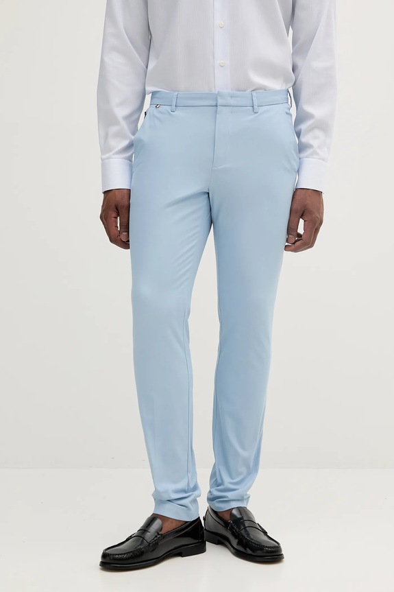 BOSS nadrág elasztánnal kék 50487754