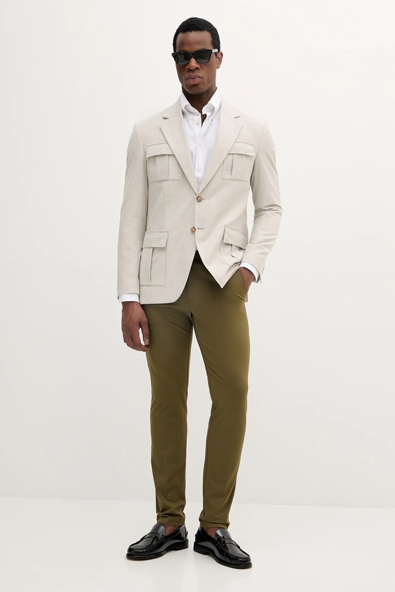 BOSS pantaloni 50487754 verde AA00