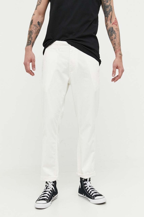 Superdry jeansy Officers beżowy M7011022A.39E