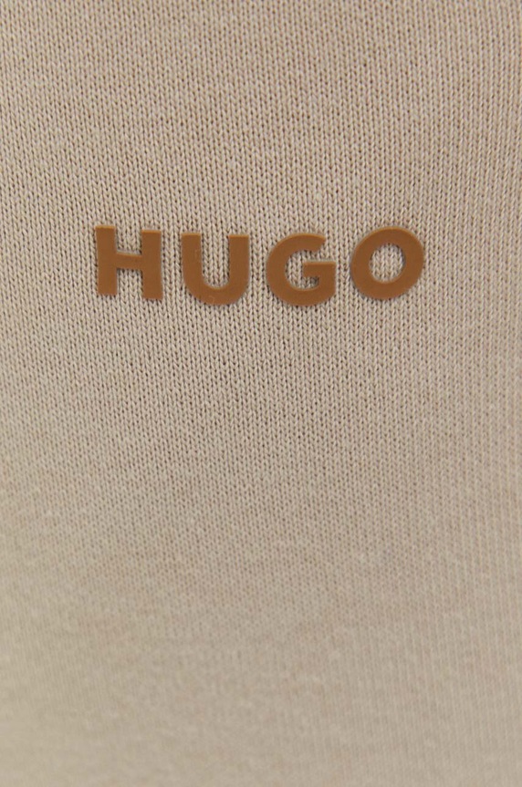 Odzież HUGO spodnie dresowe męskie bawełniane Dayote232 50489617 beżowy