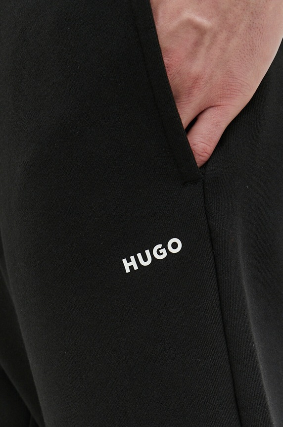 HUGO pantaloni de trening bărbați din bumbac Dayote232 negru 50489617