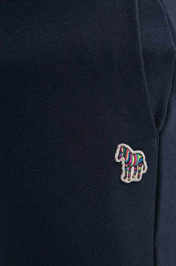 PS Paul Smith spodnie dresowe bawełniane granatowy M2R.482T.KZEBRA