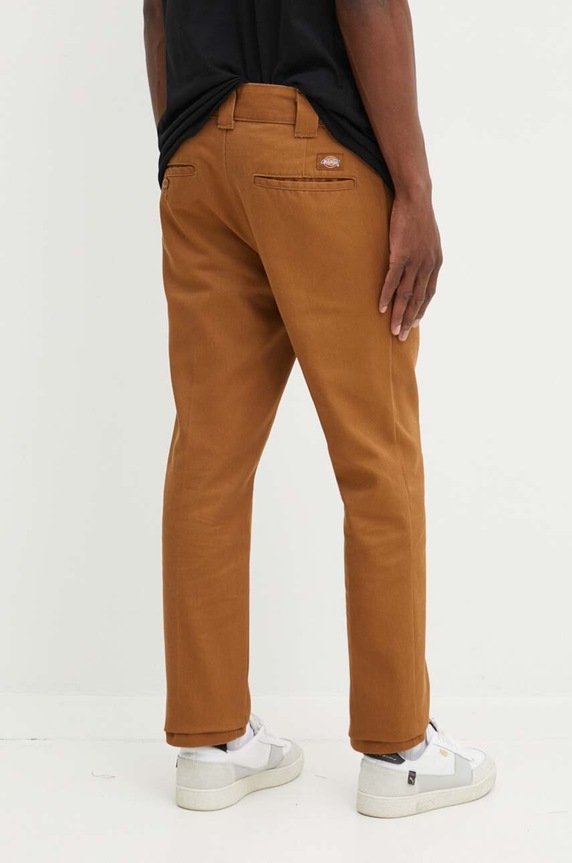 Odzież Dickies spodnie DK0A4XK8BLK1 brązowy