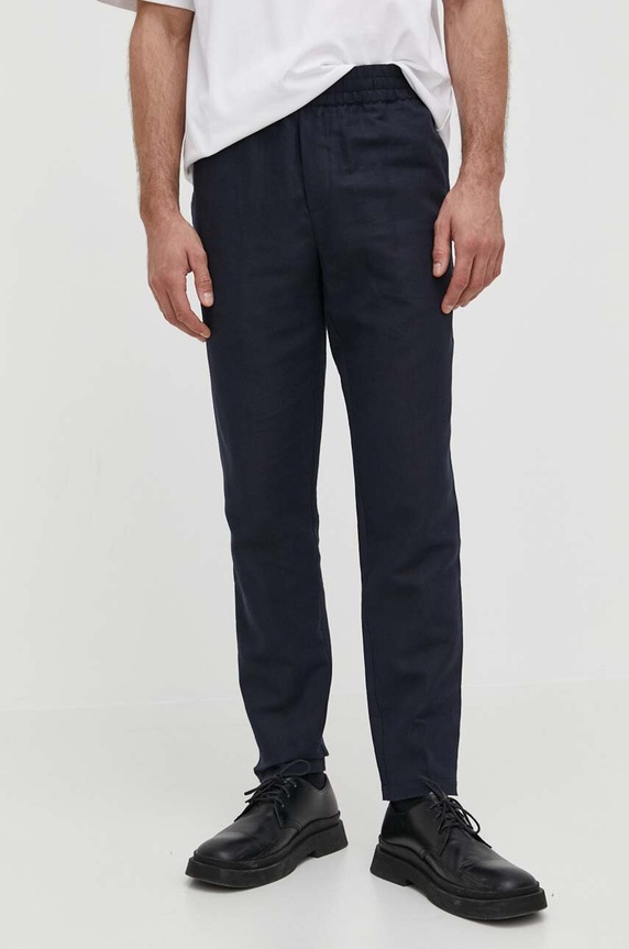 Samsoe Samsoe lennadrág szövet sötétkék M23100079