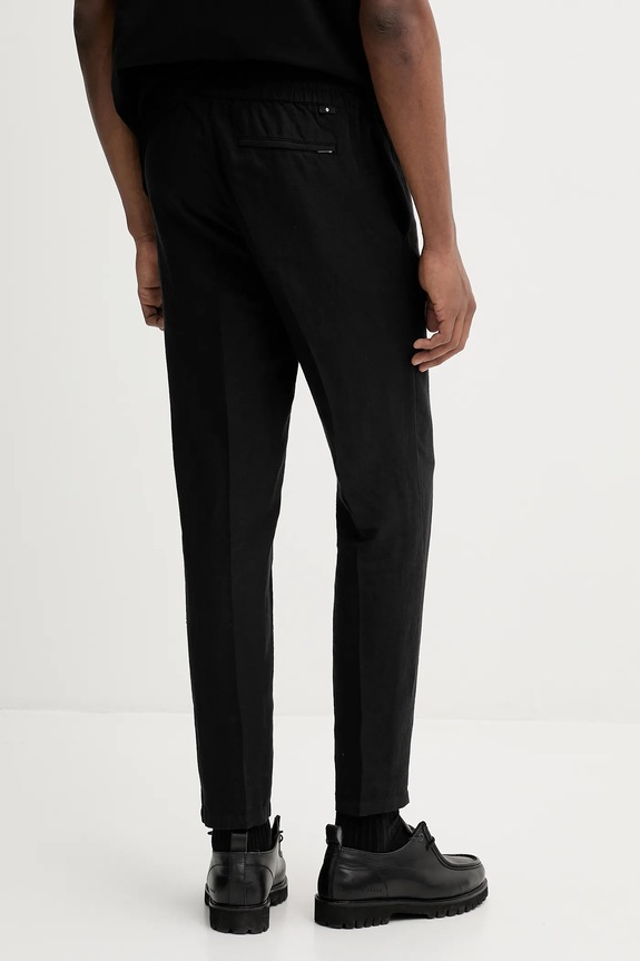 Odjeća Lanene hlače Samsoe Samsoe M23100079 crna