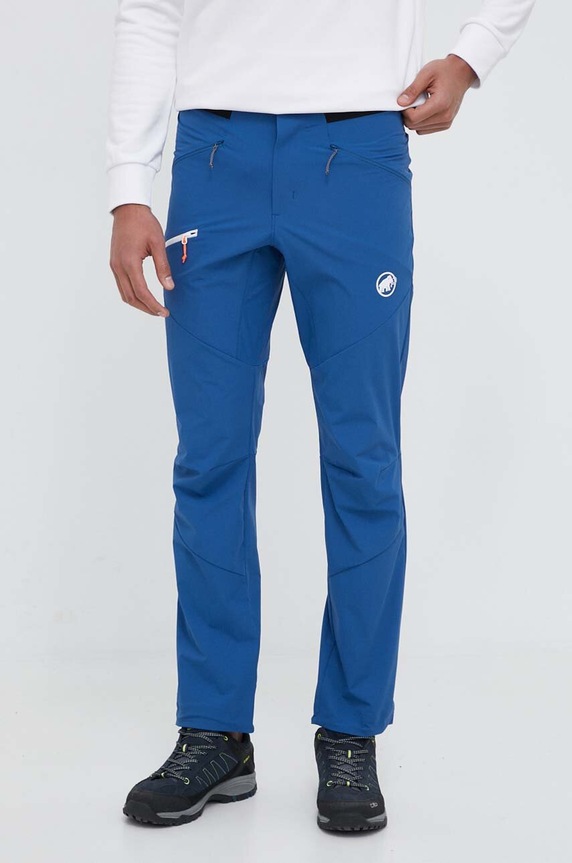 Mammut spodnie trekkingowe męskie tkanina niebieski 1022.01770