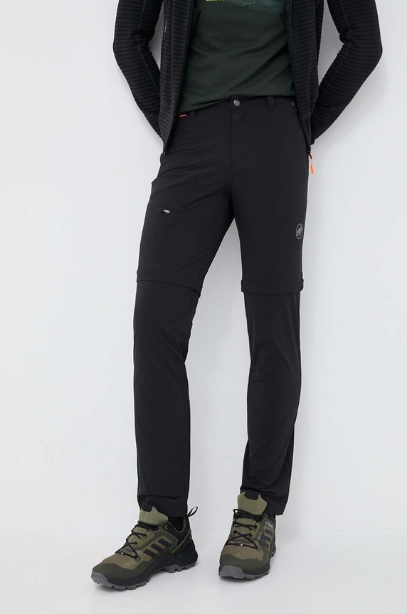 Outdooor hlače Mammut Runbold Zip Off Outdoor črna 1022.01690