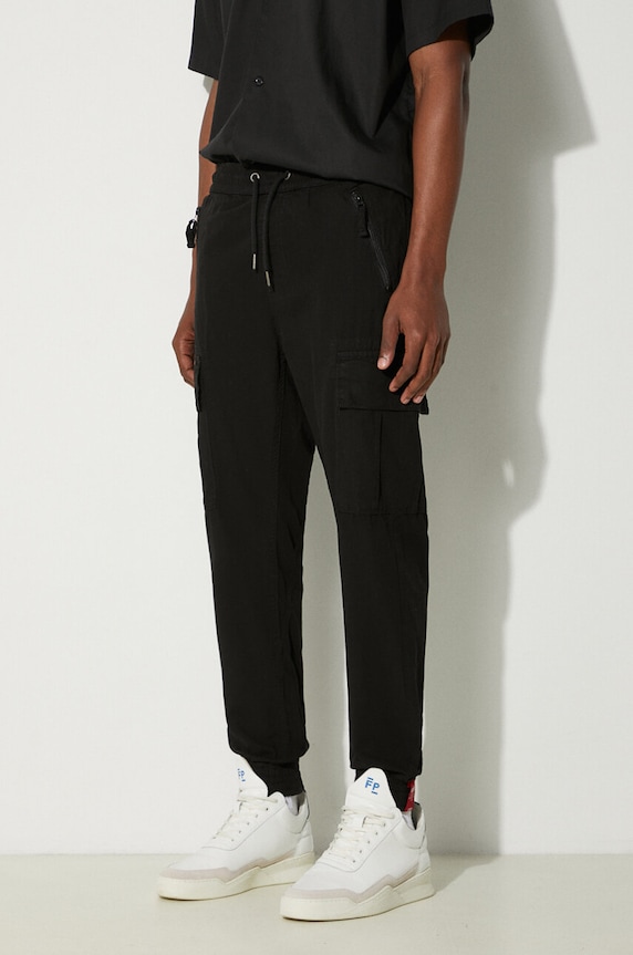 Alpha Industries cotton trousers Ripstop Jogger black 116201.03