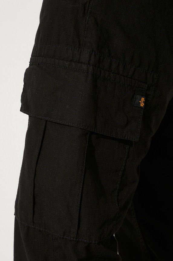 Alpha Industries cotton trousers Ripstop Jogger 116201.03 black