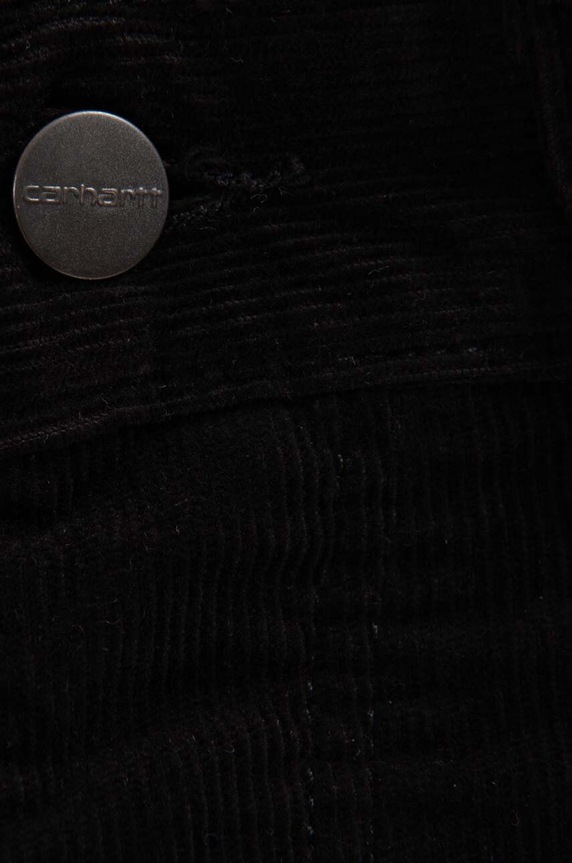 Menčestrové nohavice Carhartt WIP Newel I031456 čierna