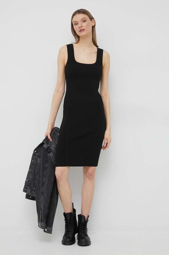 Calvin Klein sukienka casual czarny K20K205447.PPYX