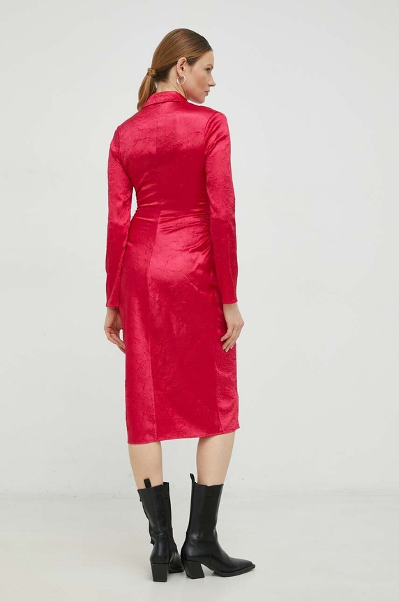 Odzież Samsoe Samsoe sukienka F22400073 różowy