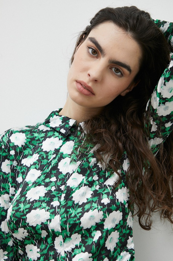 Samsoe Samsoe rochie verde F22400073