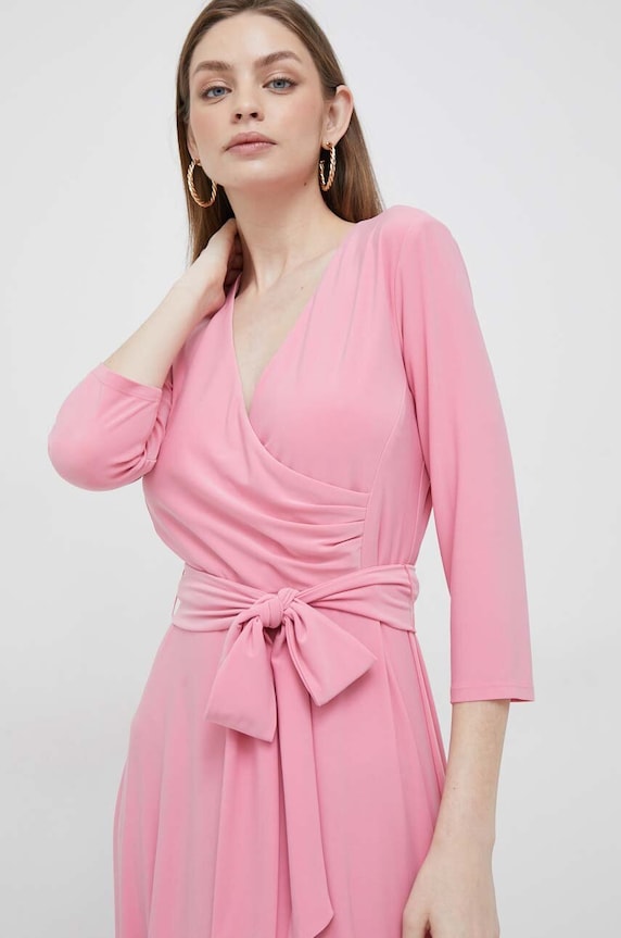 Φόρεμα Lauren Ralph Lauren ροζ 250769904