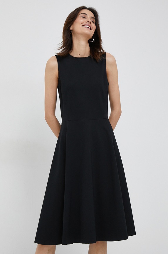 Lauren Ralph Lauren sukienka z elastanem czarny 250851951