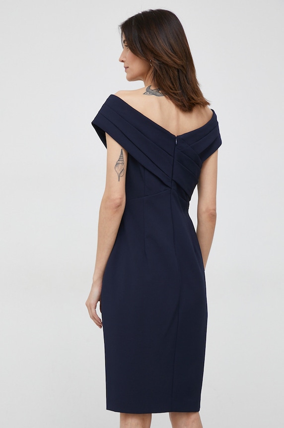 Odzież Lauren Ralph Lauren sukienka 253855241 granatowy