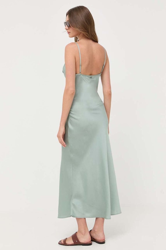 Guess sukienka AKILINA W3GK85.WD8G2 zielony SS25