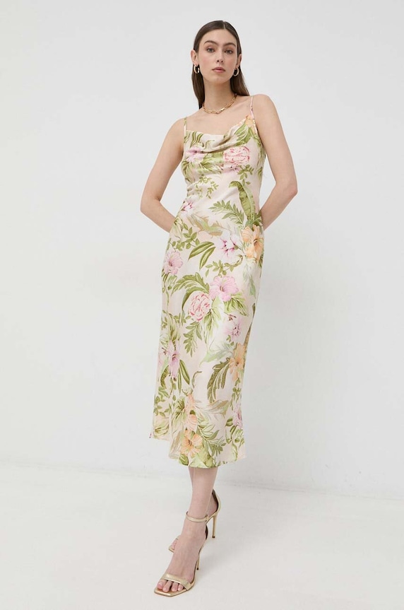 Guess rochie W3GK85.WD8G2 verde SS25