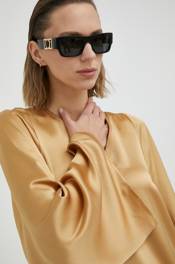 By Malene Birger sukienka Brynn żółty Q70365012