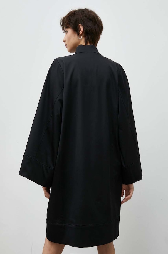 Шерстяное платье By Malene Birger Q71199009 чёрный SS23