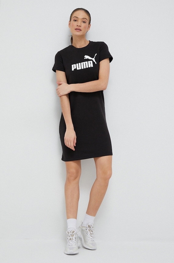 Puma sukienka 673721 czarny AW24