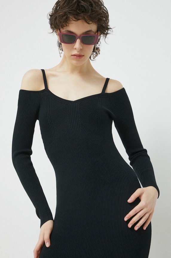 Φόρεμα Abercrombie & Fitch μαύρο KI159.2896.900