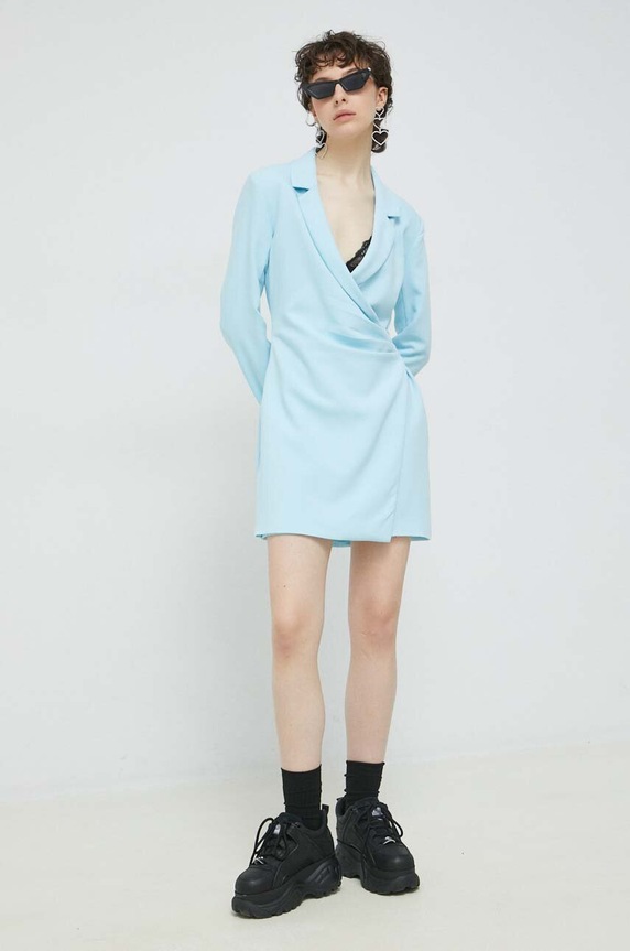 Šaty Abercrombie & Fitch KI159.2898.220 modrá SS23
