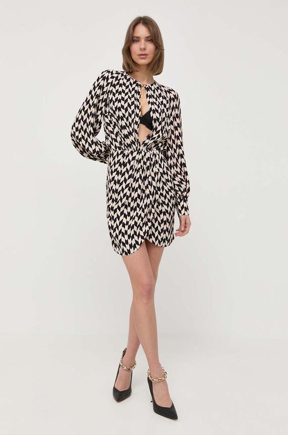 Φόρεμα Elisabetta Franchi AB38632E2 μαύρο SS23