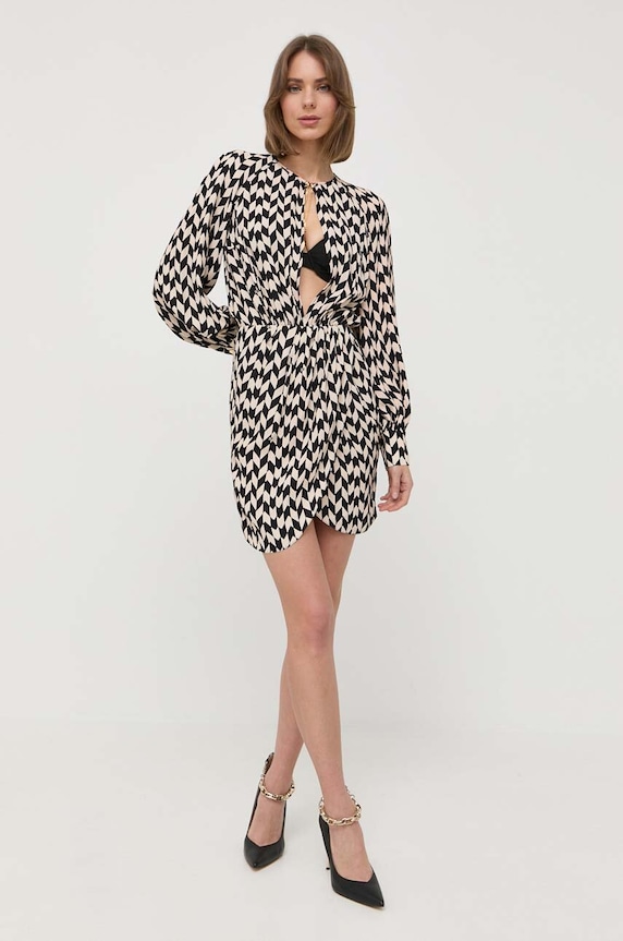 Φόρεμα Elisabetta Franchi AB38632E2 μαύρο SS23