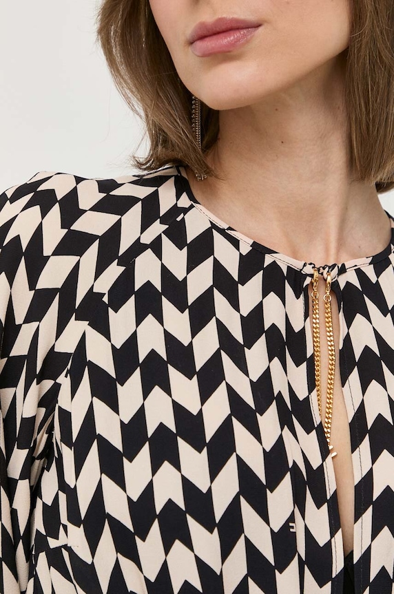 Φόρεμα Elisabetta Franchi AB38632E2 μαύρο