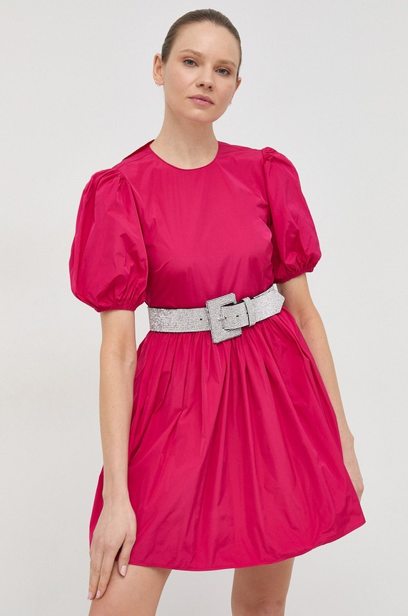 Šaty Red Valentino mini růžová 2R3VAGQ51FP