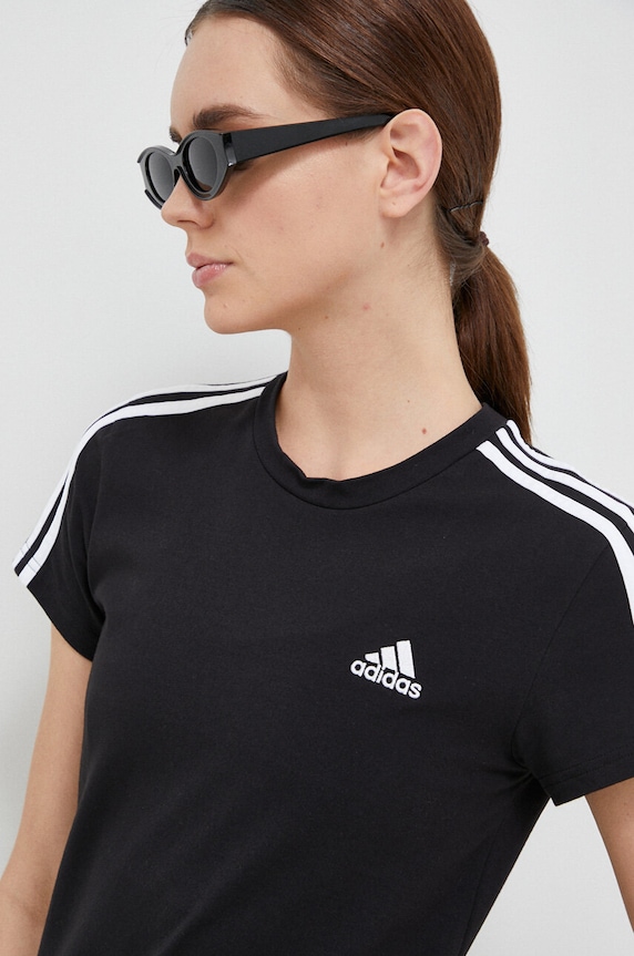 adidas sukienka czarny IC8785