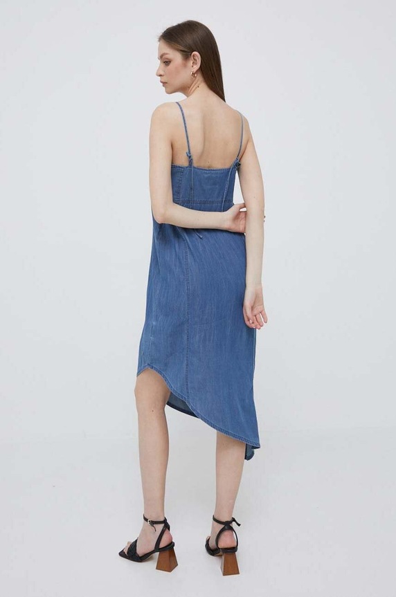Odzież Pepe Jeans sukienka jeansowa Dani PL953289.000 niebieski