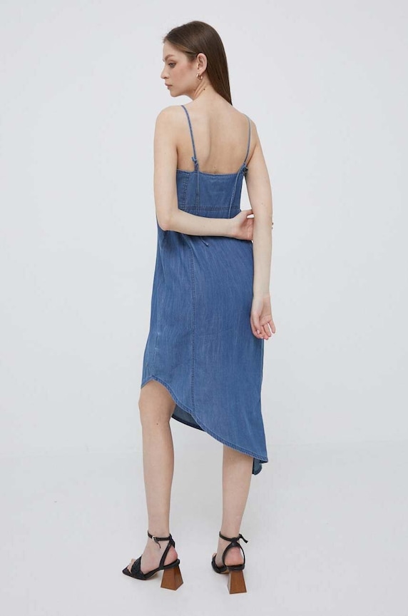 Odzież Pepe Jeans sukienka jeansowa Dani PL953289.000 niebieski