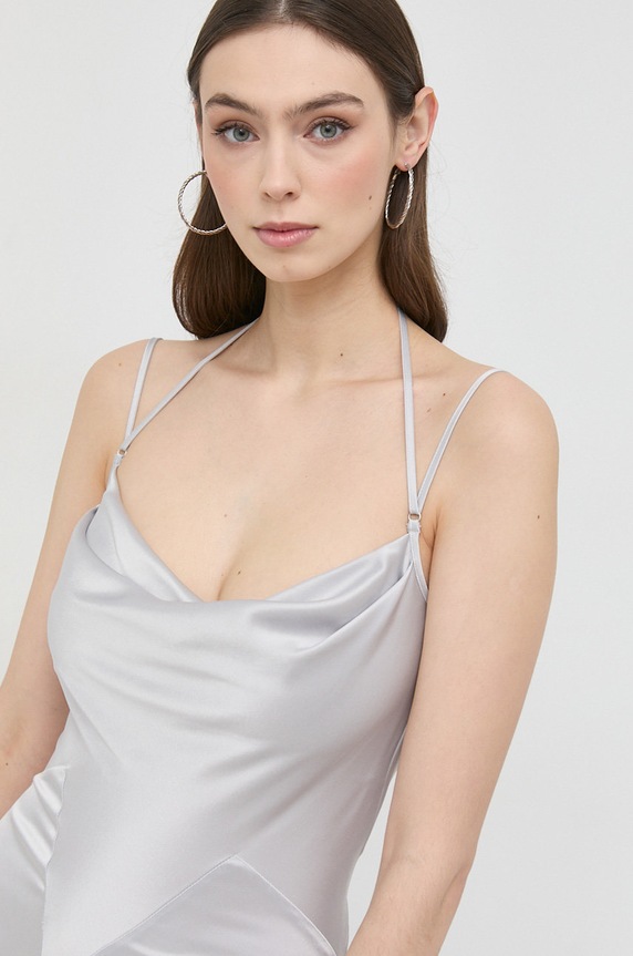Trussardi sukienka szary 56D00693.1T006175