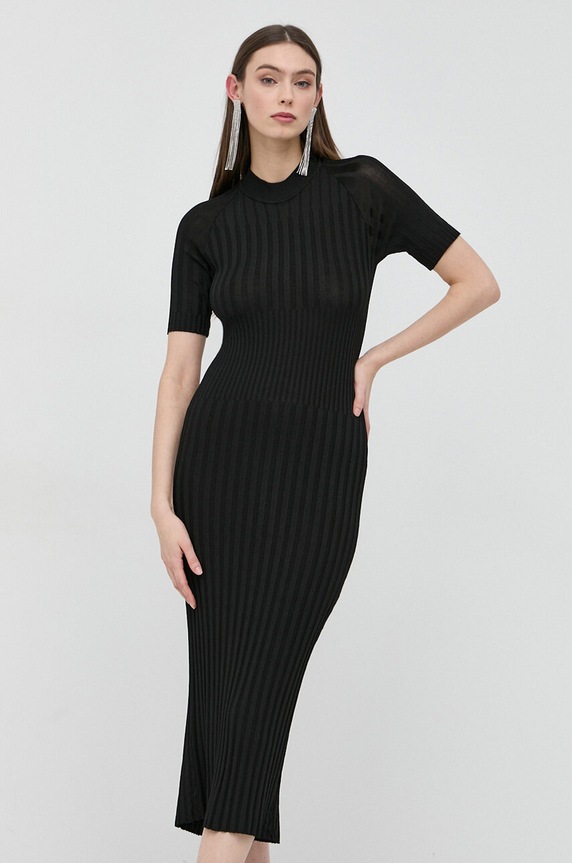 Odzież Trussardi sukienka 56D00707.0F000795 czarny