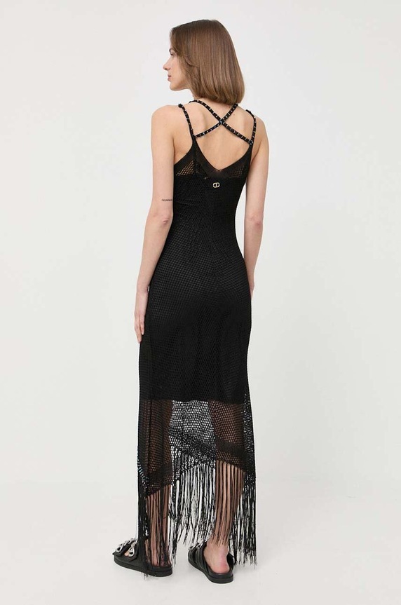 Odzież Twinset sukienka 231TT3071 czarny